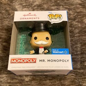 Mr. Monopoly Pop Funko Hallmark Christmas Ornament Decoration Walmart Exclusive‎
